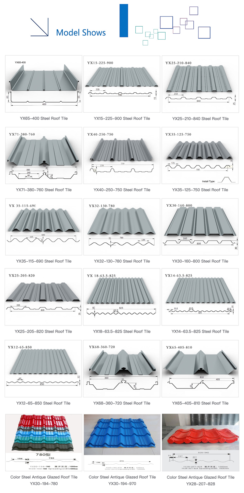 Metal Corrugated Roofing Sheet Single Layer Prepaint Galvanized Steel