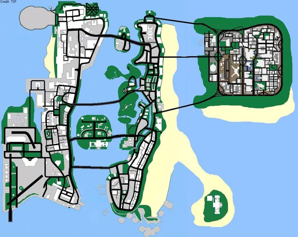 Vice City Map and Legend - GTA Vice City - GTAForums