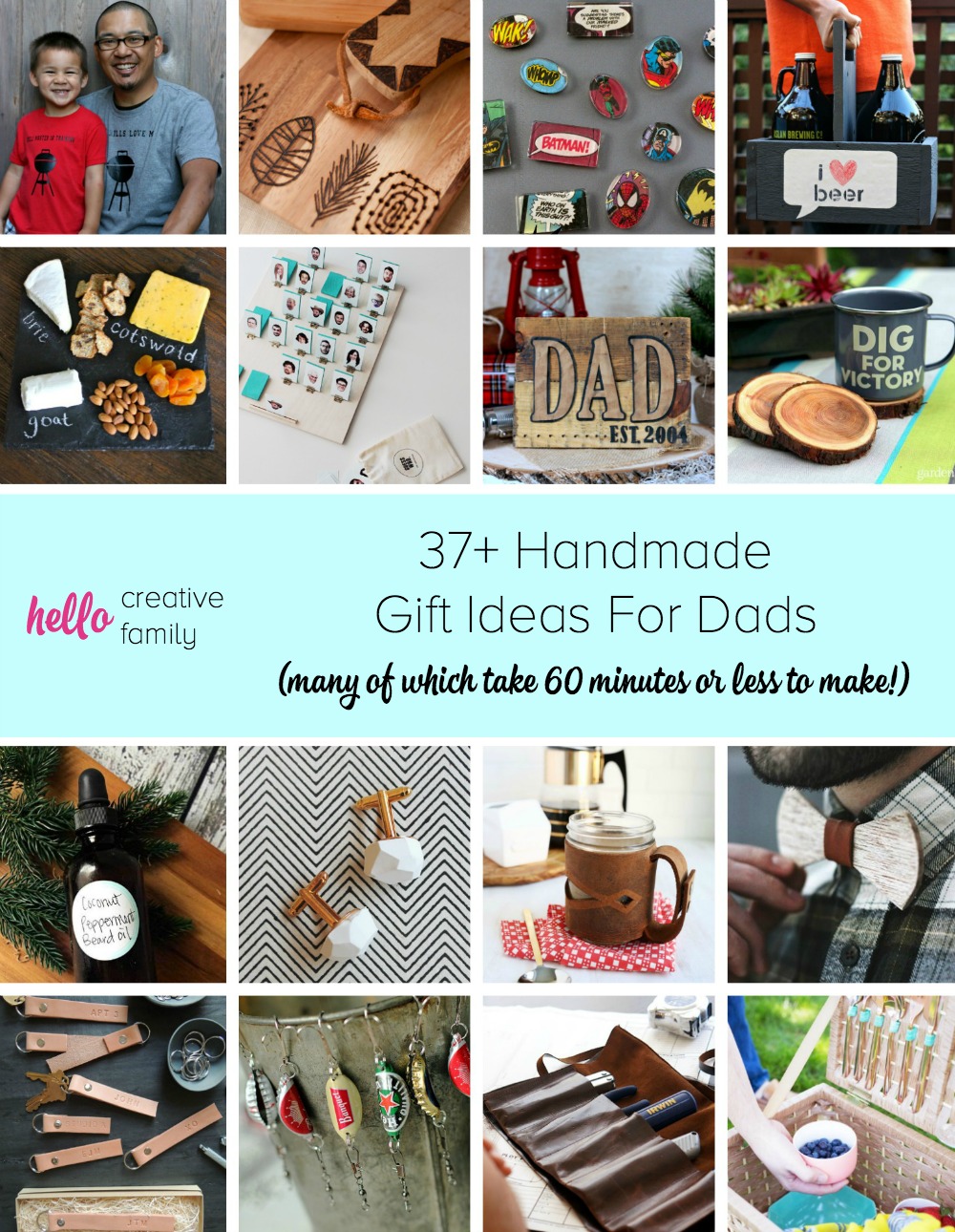 50+ Last Minute Handmade Gifts You Can Diy In 60 Minutes Or Less! - Hello  Creative Family