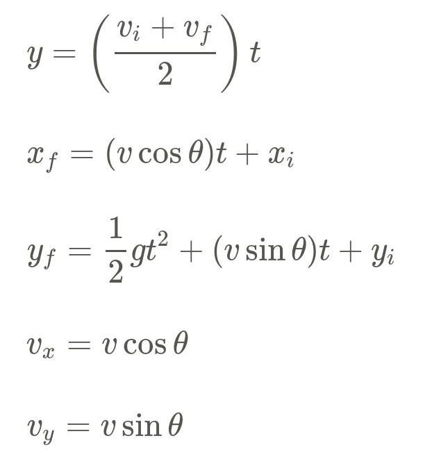 Angular Projectile Motion