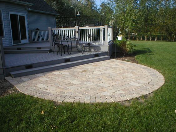 Circular Patio Circle Stone