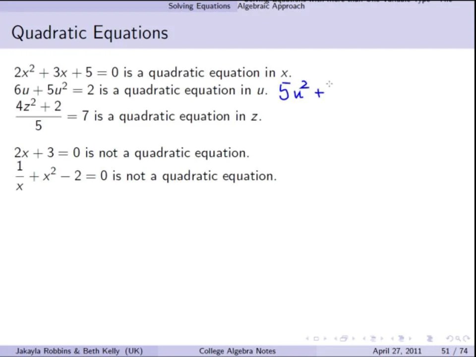 Ma 109 College Algebra Equations 4 On