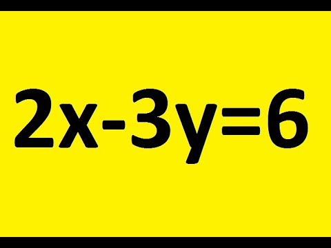 Intercepts And Graph The Line 2x 3y 6