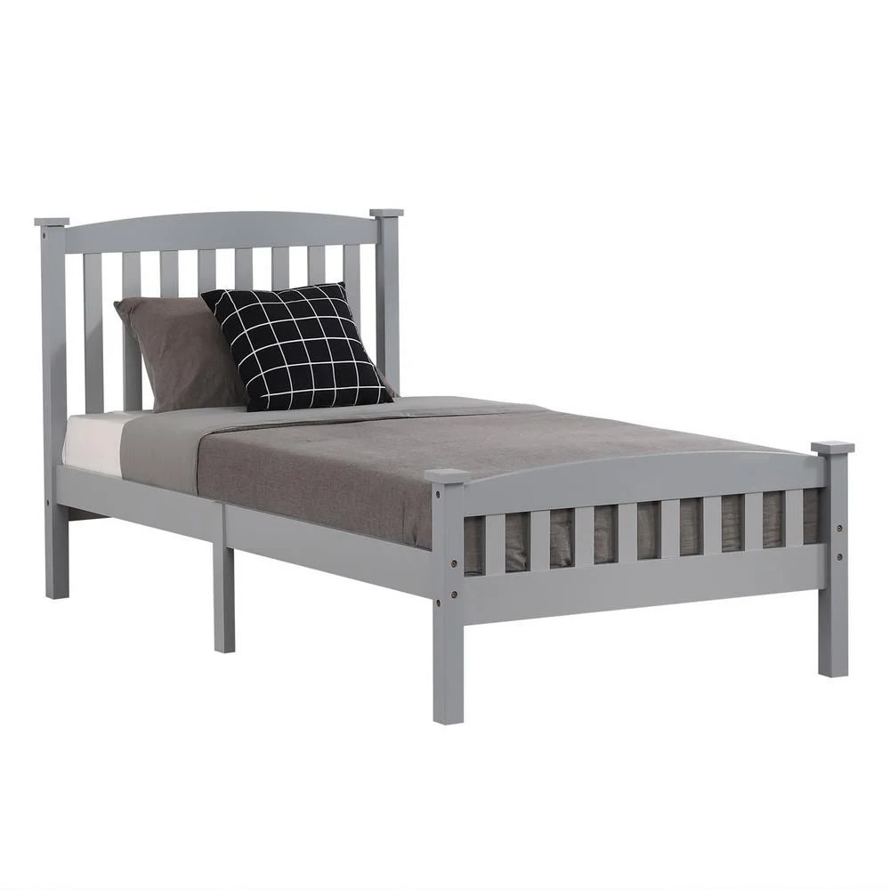 Samyohome Twin Bed Frame Solid Pine