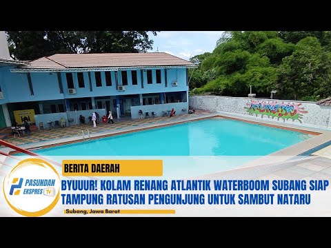 Byuuur! Kolam Renang Atlantik Waterboom Subang Siap Tampung Ratusan Pengunjung untuk Sambut Nataru