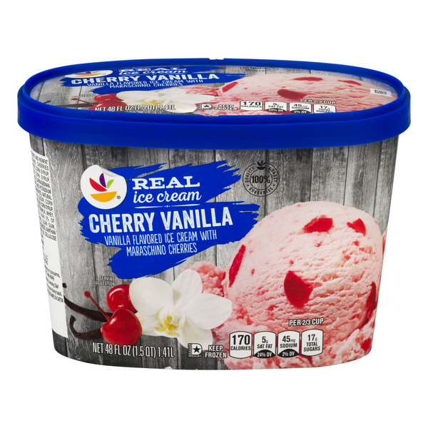 Save on Our Brand Real Ice Cream Cherry Vanilla Order Online Delivery ...