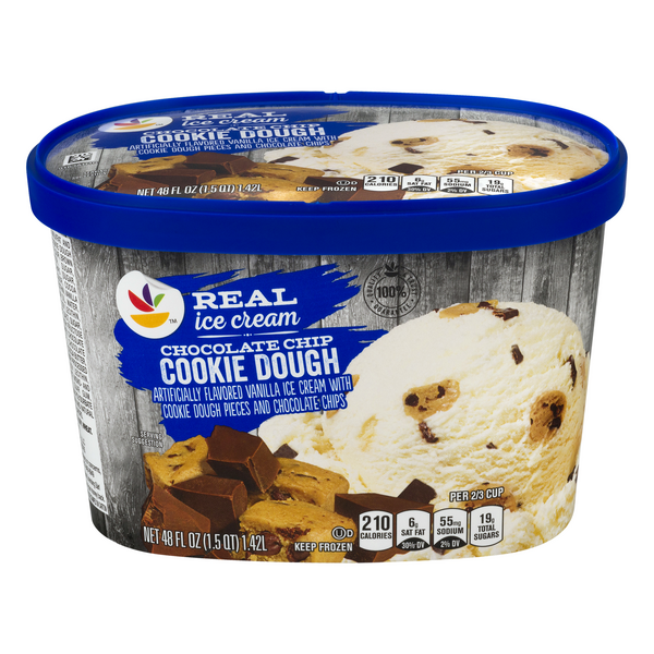 Save on Our Brand Real Ice Cream Chocolate Chip Cookie Dough Order ...