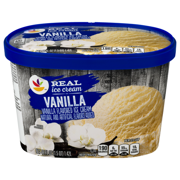 Save on Our Brand Real Ice Cream Vanilla Order Online Delivery | MARTIN'S