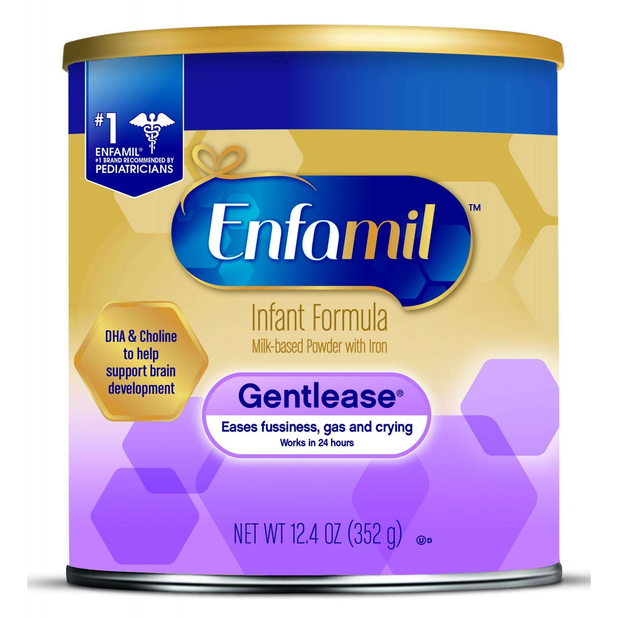 Enfamil Gentlease (Pack of 6) Baby Formula – 12.4 oz Powder Can ...