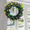 Wreath Lights Battery Operated with Timer Lit Wreath Christmas New Year ...