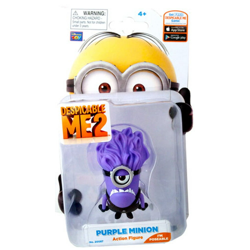 Despicable Me 2 Purple Minion Action Figure [Stuart] - 2524cDD2 5586 40e8 9f1D 03D6f1667D24 1.479D17f41f0ce4ab7536802b677D68D1