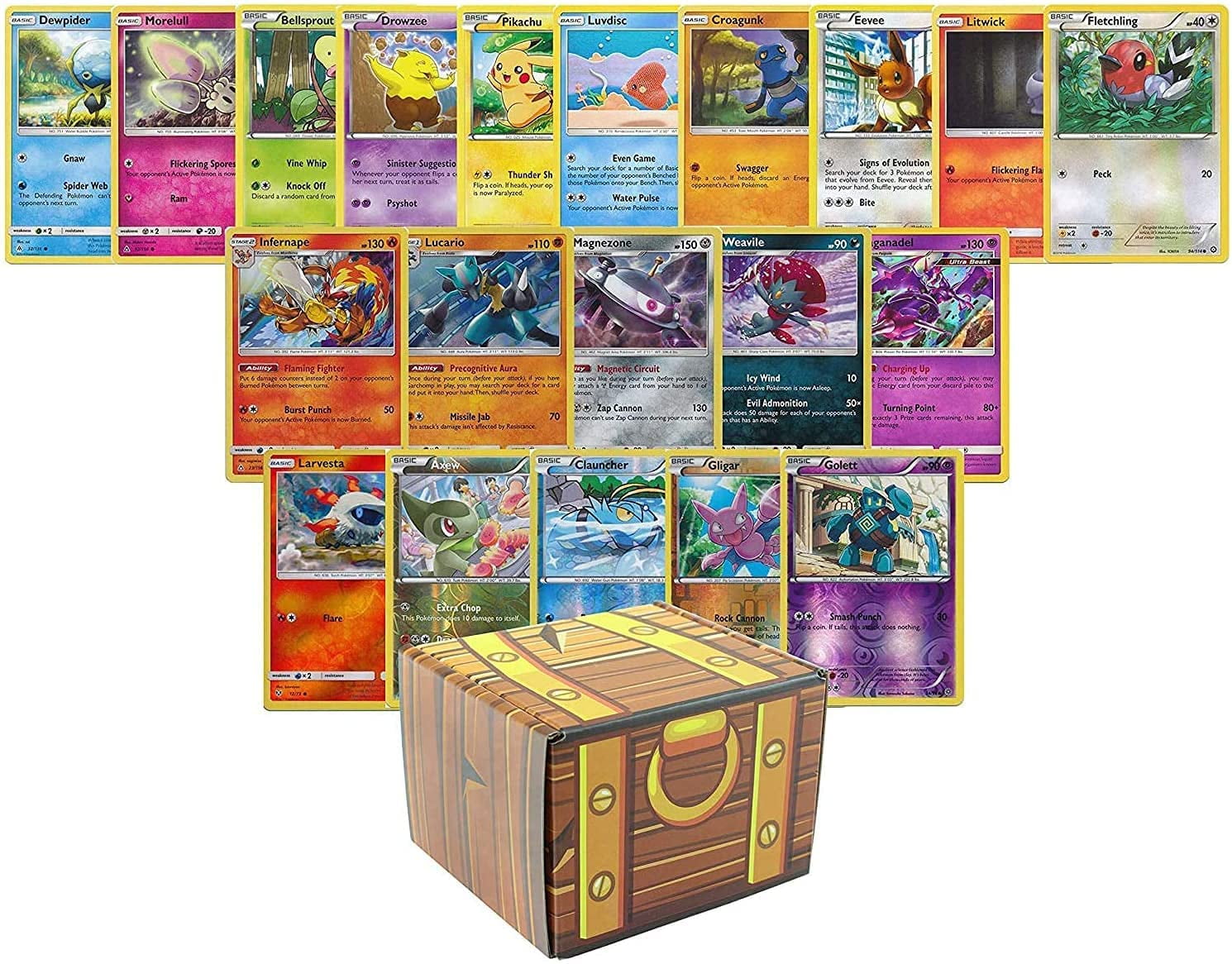 100 Assorted Pokemon Cards - 3 Foil Cards, 2 Holo Nepal | Ubuy