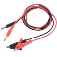 1M Long Alligator Clip to Banana Plug Test Cable 2 Pair for Multimeter ...