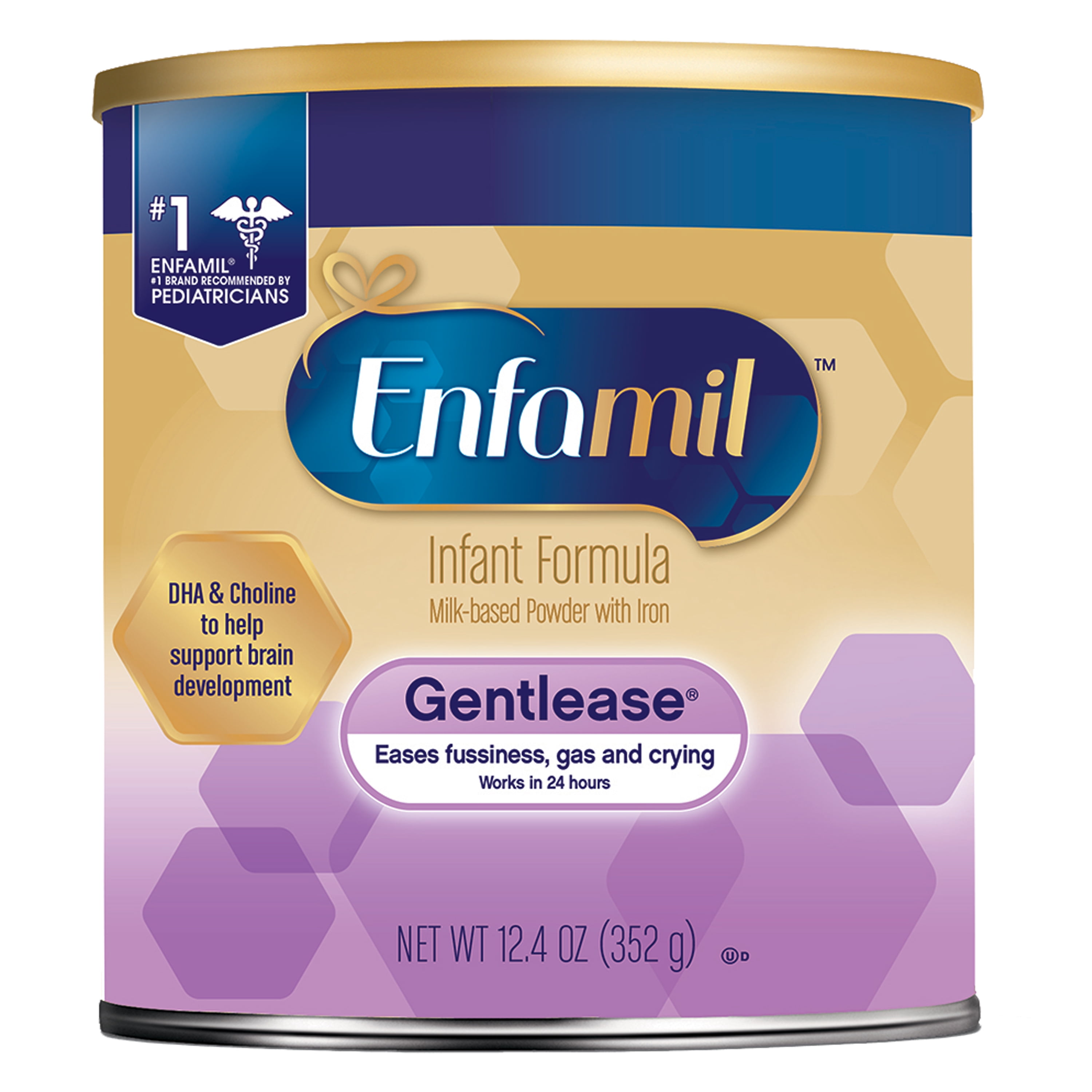 Enfamil Gentlease Infant Formula for Fussiness, Gas, and Crying ...