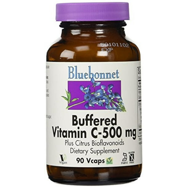 Bluebonnet Buffered Vitamin C-500 Mg, 90 Ct - Walmart.com