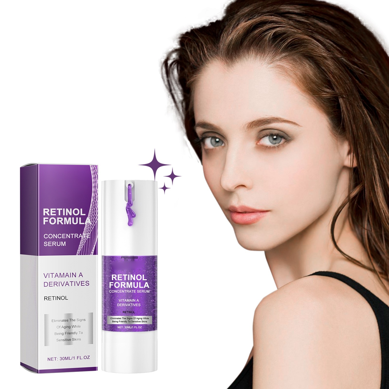 Retinol Serum for Face, B5 Resurfacing Retinol Serum with Vitamin C ...