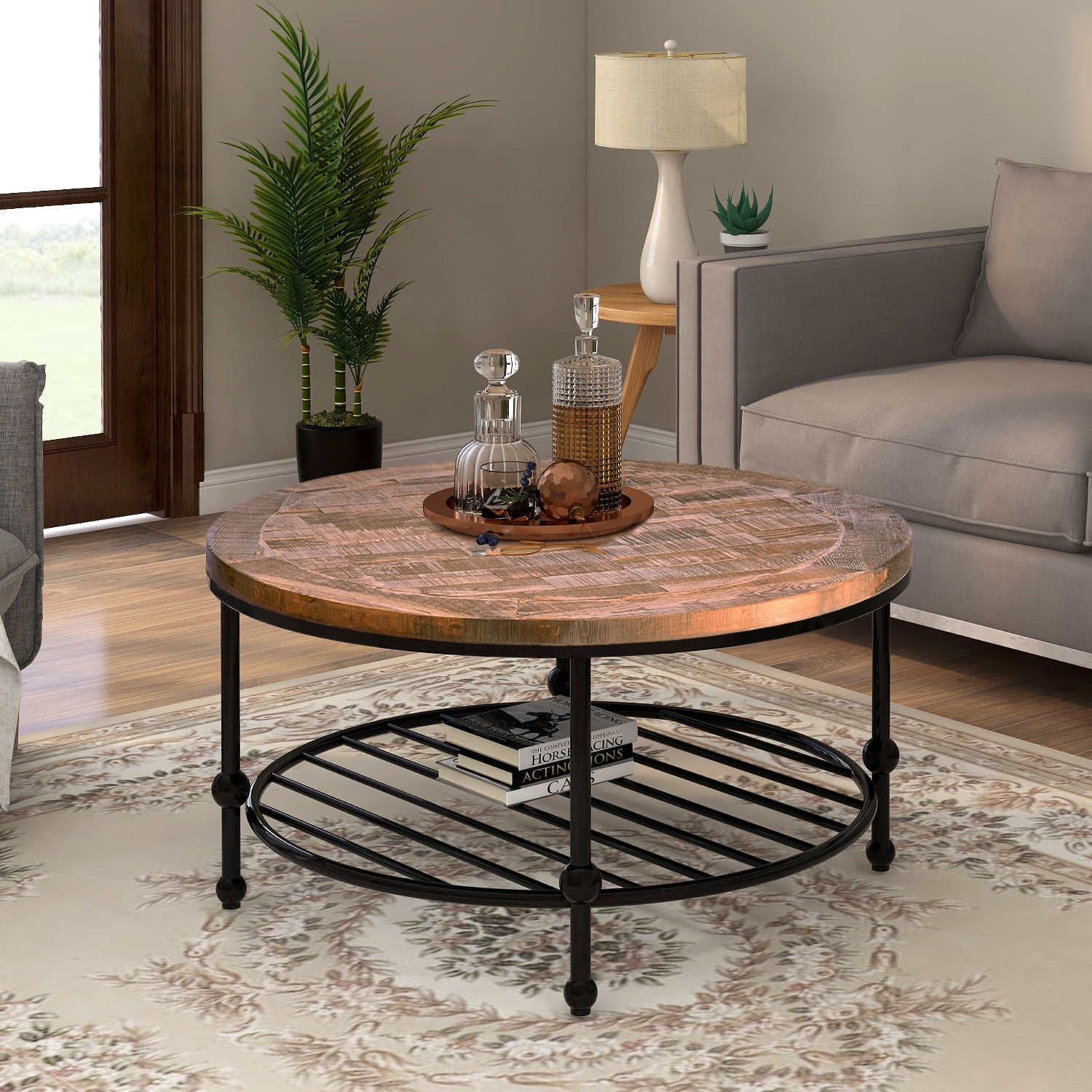 Wooden Coffee Table Designs For Living Room - Round Coffee Table ...