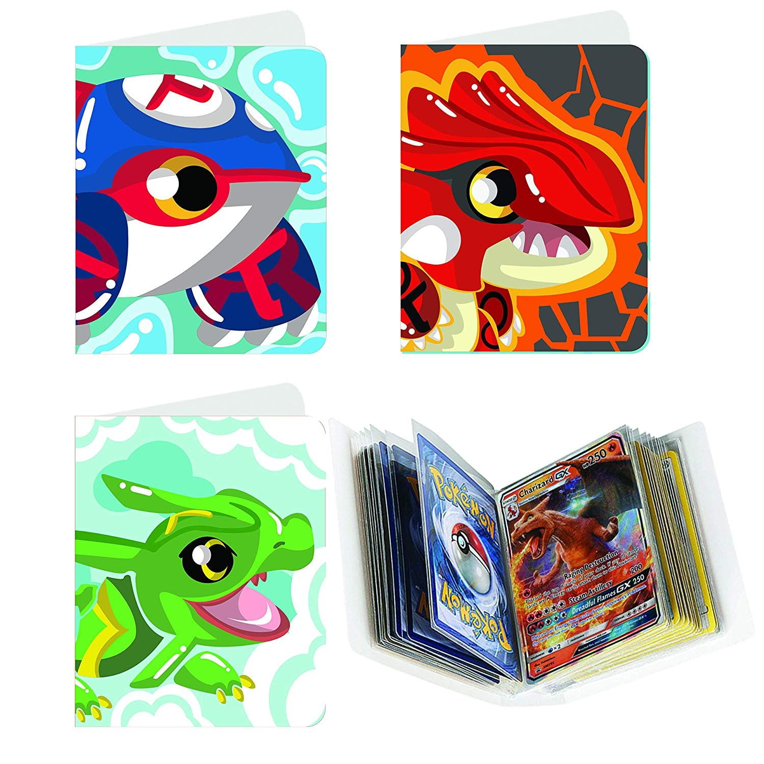 Totem World 3 Legendary Weather Trio Mini Album for Pokemon Cards ...