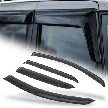 M-AUTO 4 Pieces Tape-On Window Visor Shade Vent Wind Rain Deflector ...