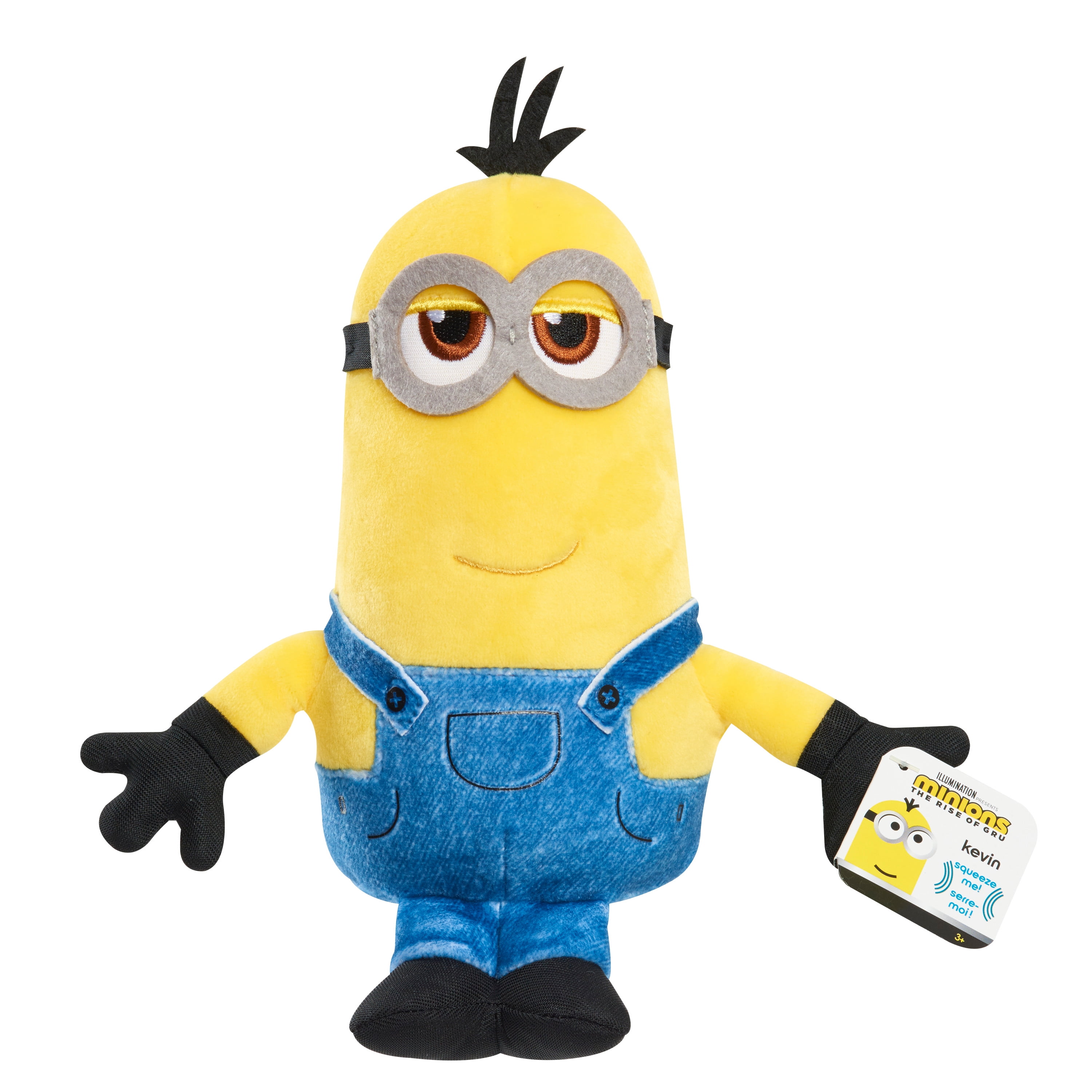 Illumination S Minions The Rise Of Gru Small Tactile Plush Kevin Plush Basic Ages 3 Up By Just Play Walmart Com Walmart Com