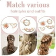 3 Pack Girl Ladies Flower Hair Clips Hair Clips Cute Rhinestone ...