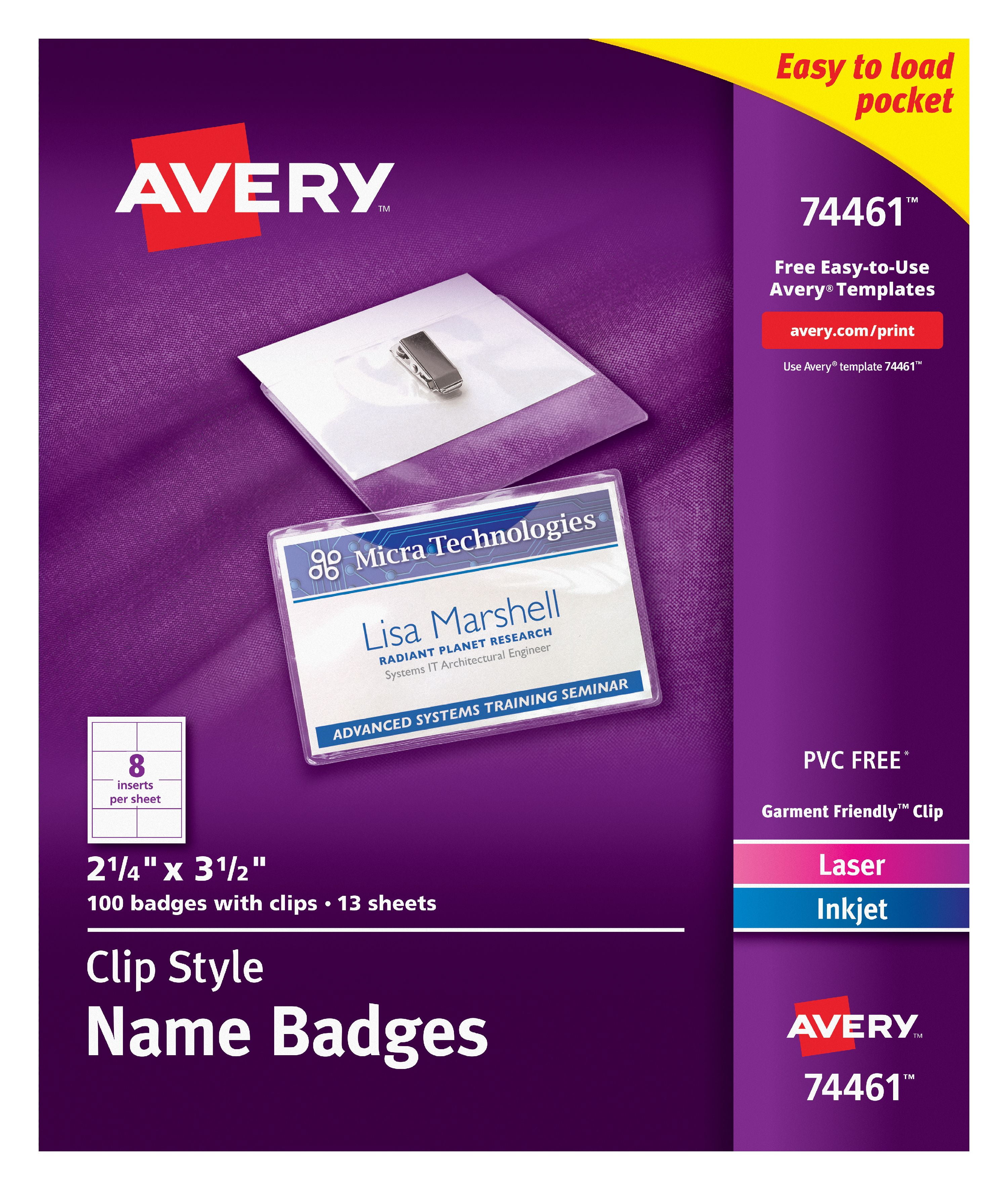 Avery Printable Name Badges