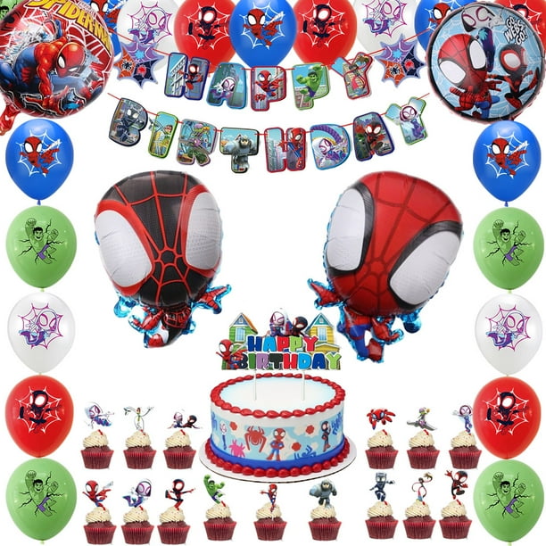 Spidey and His Amazing Friends Birthday Party Decorations little Spider ...