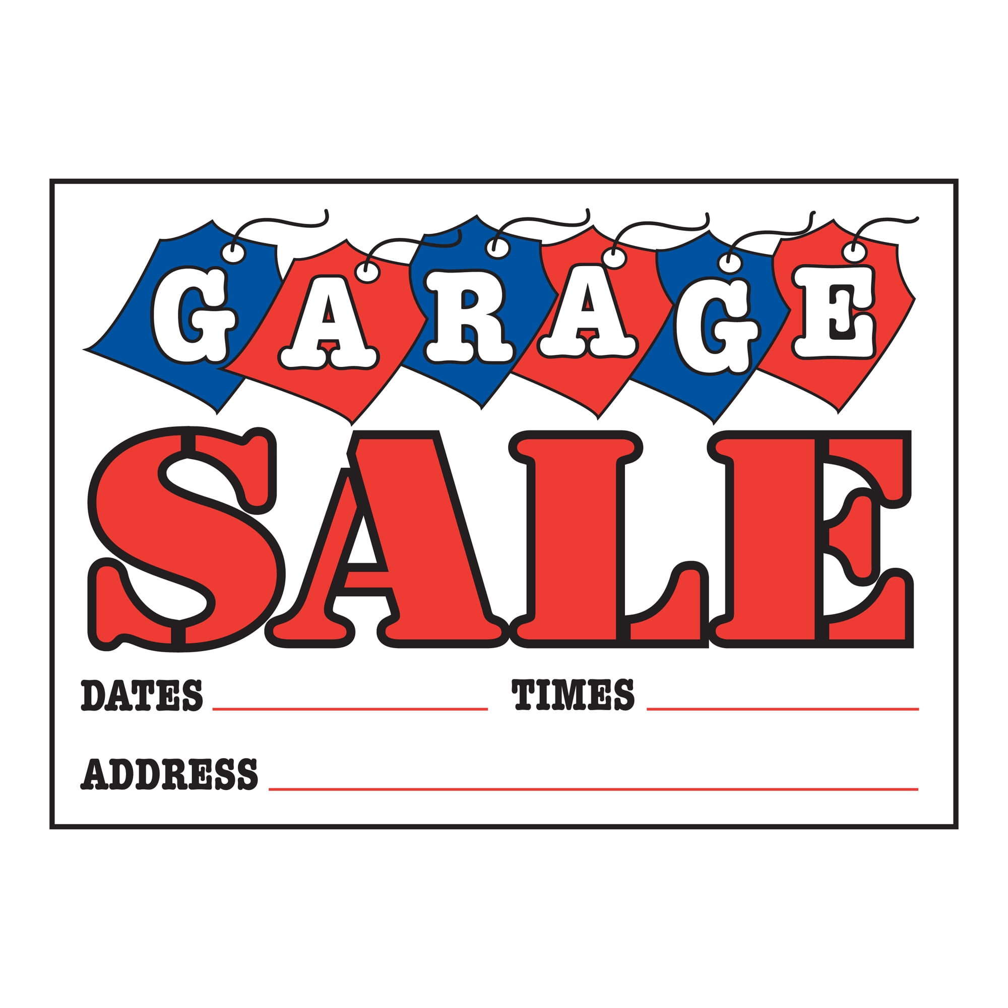 Printable Garage Sale Signs