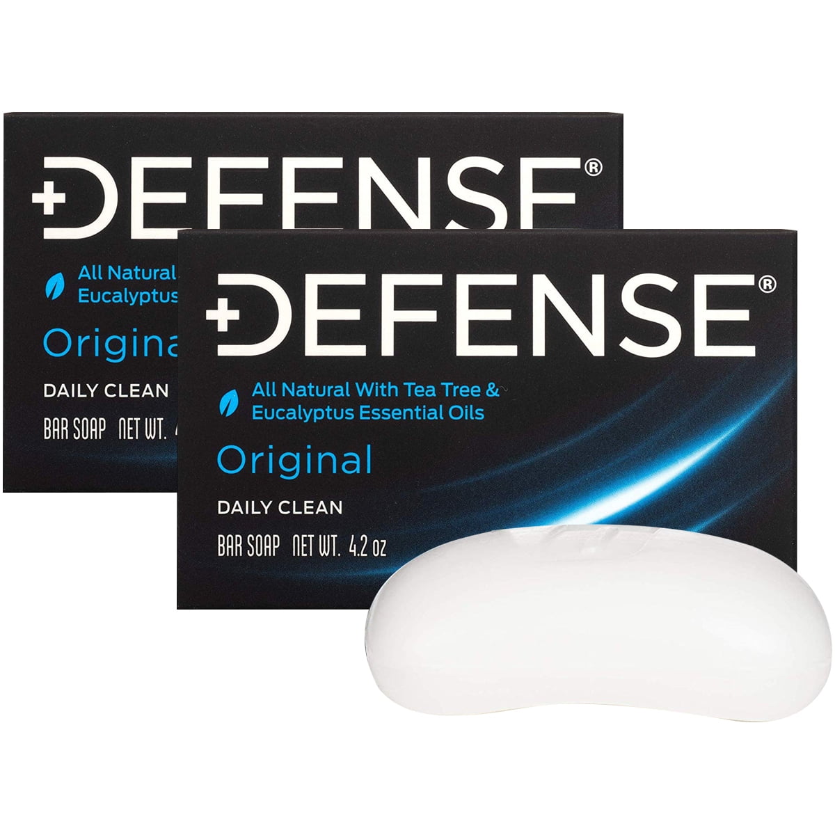 Defense Soap 4 Oz Bar (Pack of 2) - 100% Natural and Herbal ...