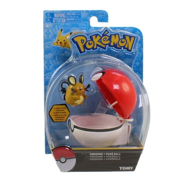 Pokemon Tomy Clip 'N' Carry Pokeball with Figure - DEDENNE with Poke ...