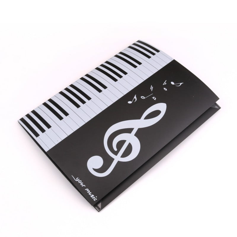 Music Score Folder Expanded Sheet Piano Book 6 Page Document Storage ...