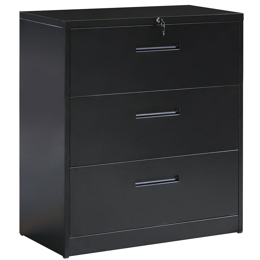 Drawer Lockable Lateral Filing Cabinet Locking Steel Files Cabinets ...