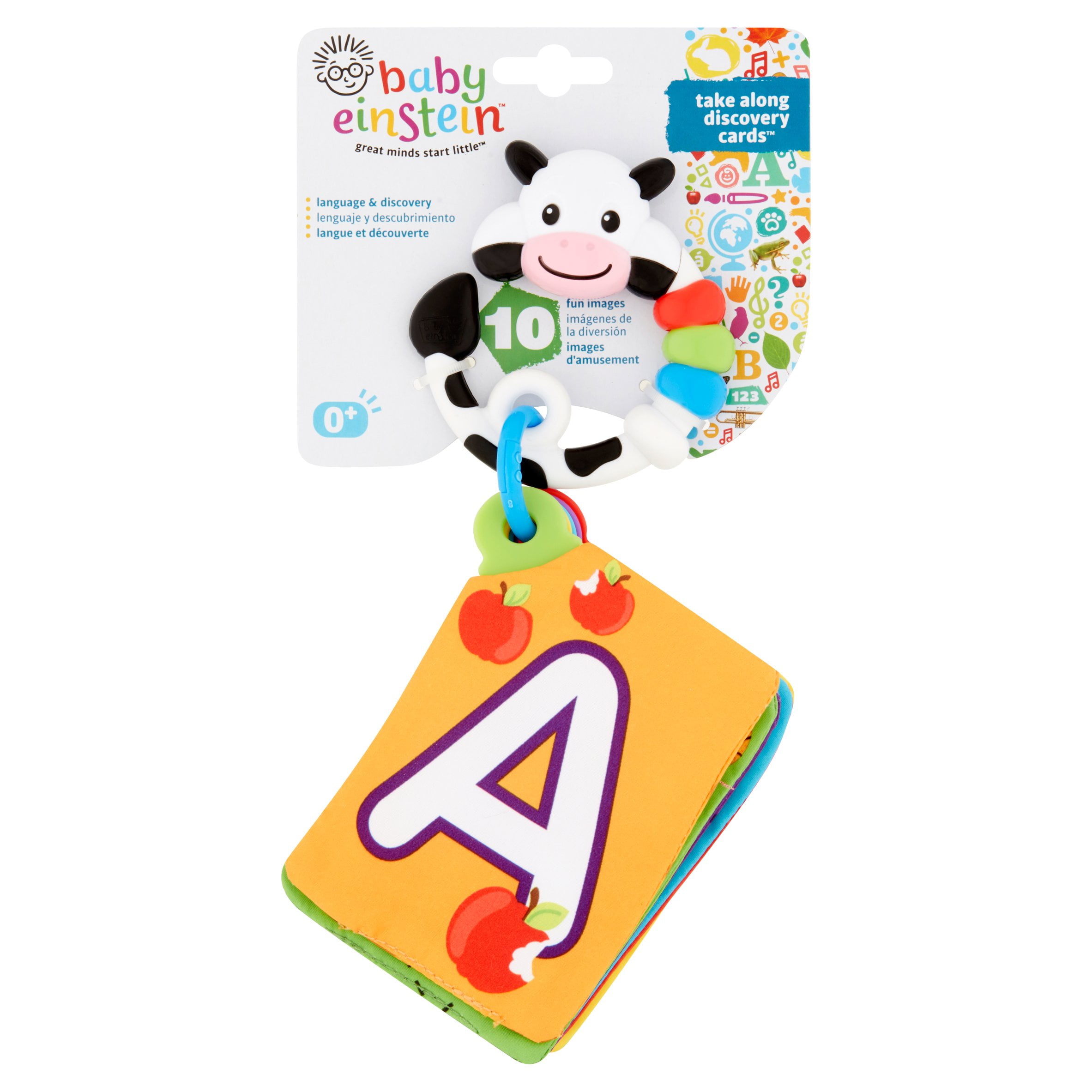 Baby Einstein Take Along Discovery Cards 10 Fun Images 0+ - Walmart.com