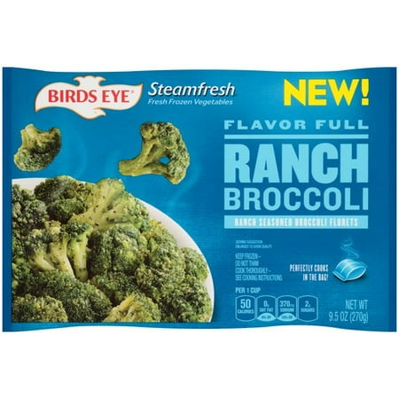 Birds Eye Steamfresh Ranch Broccoli, 9.5 oz - Walmart.com