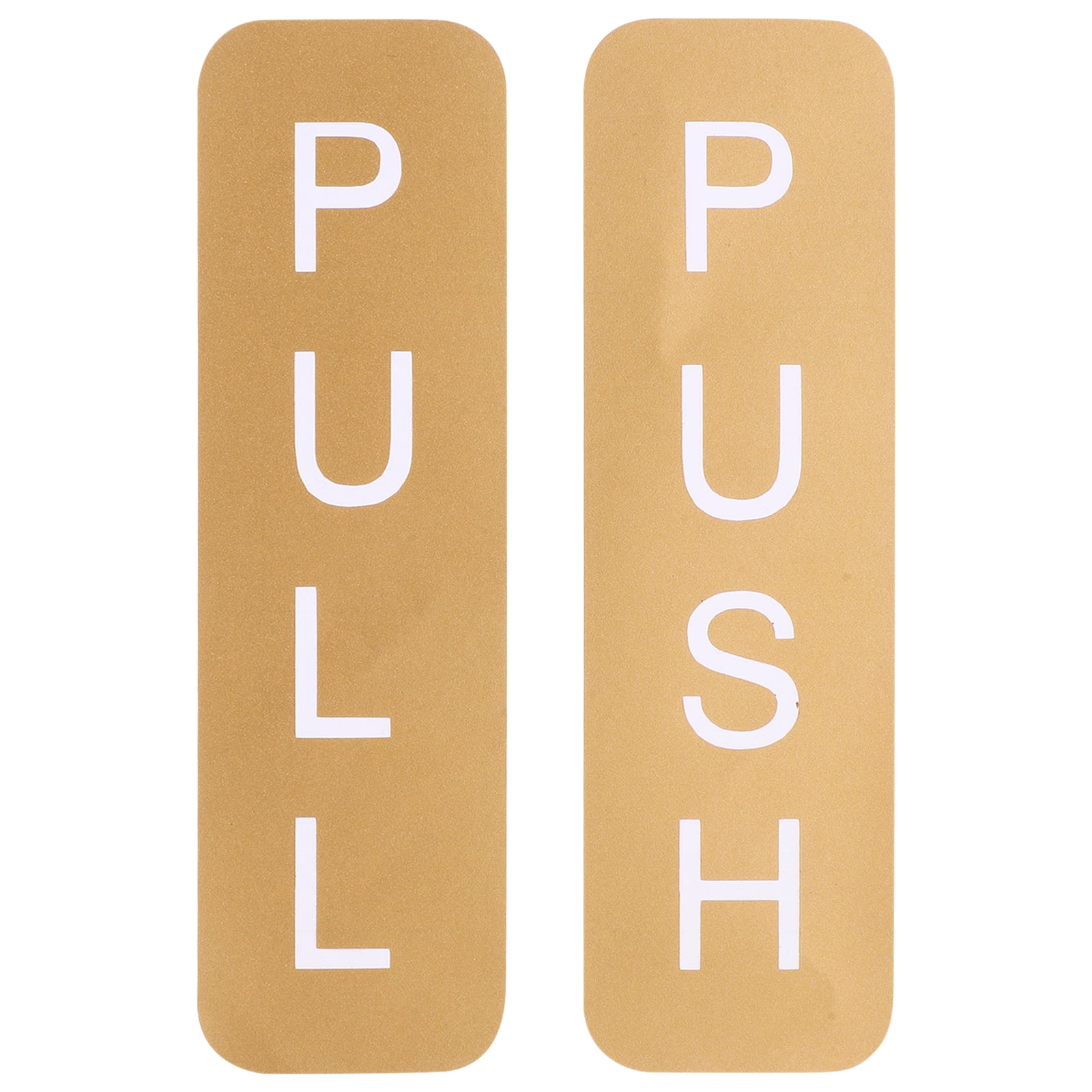 1 Pair Push Pull Sign Adhesive Pull Push Door Sticker Household Door ...