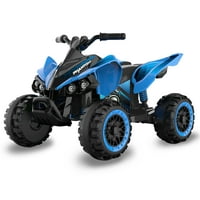  Action Wheels 12V Blue Phantom Battery Powered ATV Ride-on