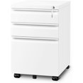 3 Drawer File Cabinet with Lock File Cabinets for Home Office Under ...