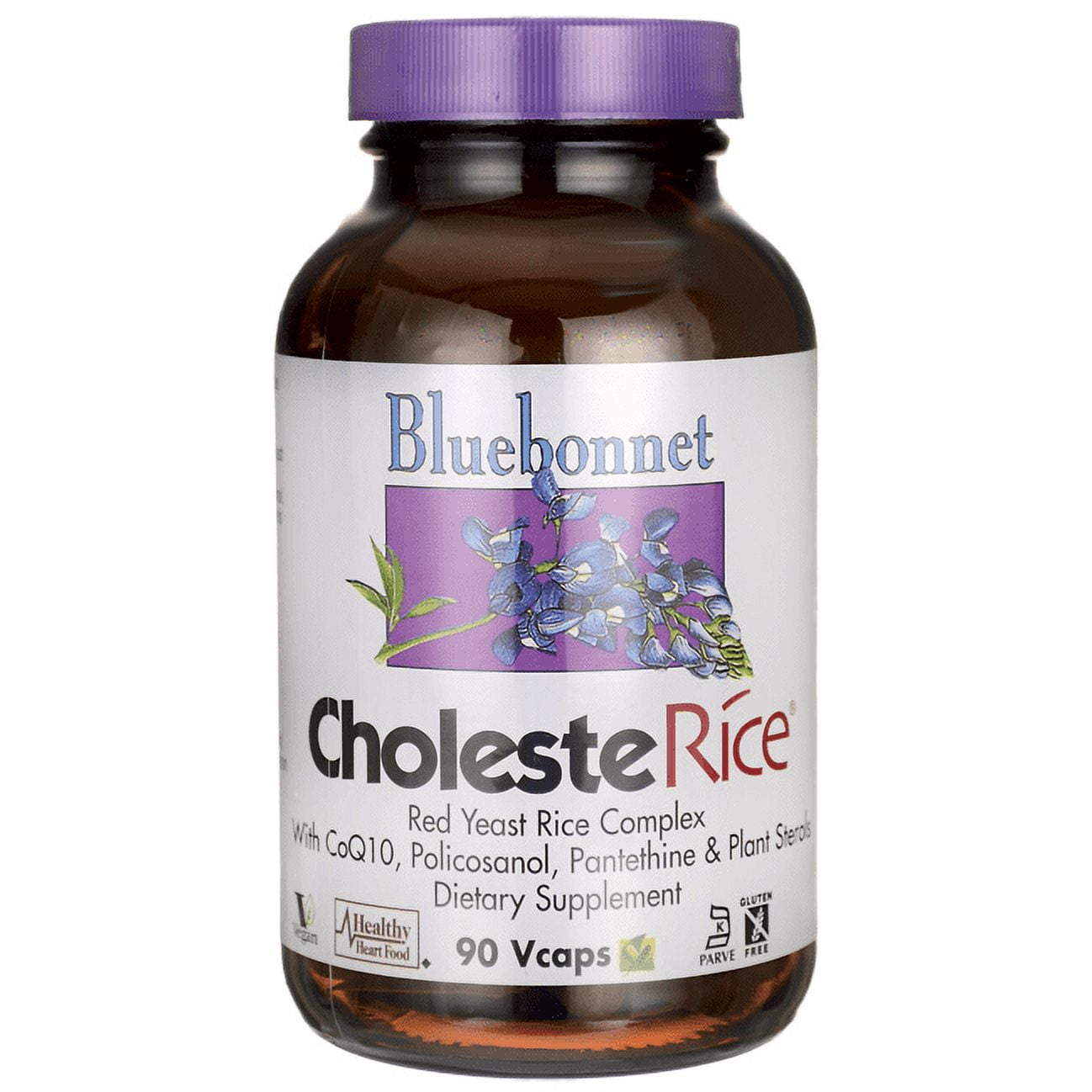 Bluebonnet CholesteRice Red Yeast Rice Complex - Cholesterol Supplement ...