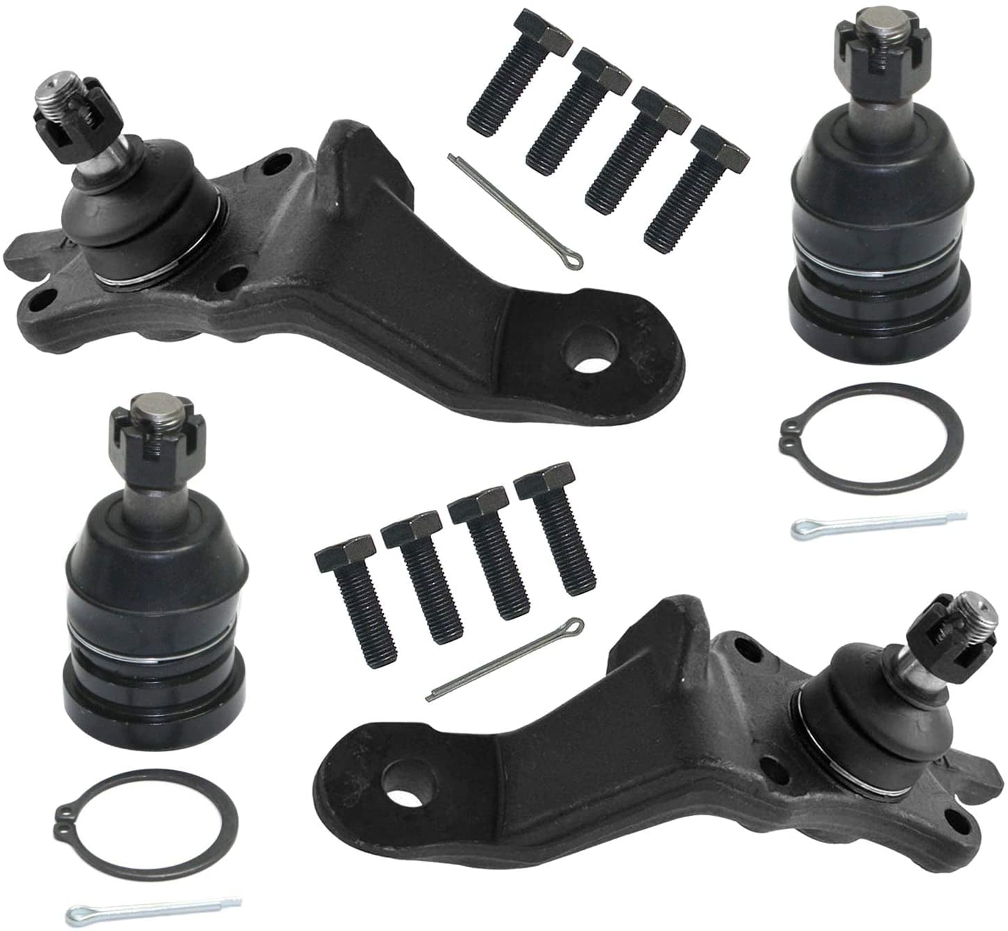 Detroit Axle - 4 Front Ball Joints for 96-02 Toyota 4Runner Tundra ...