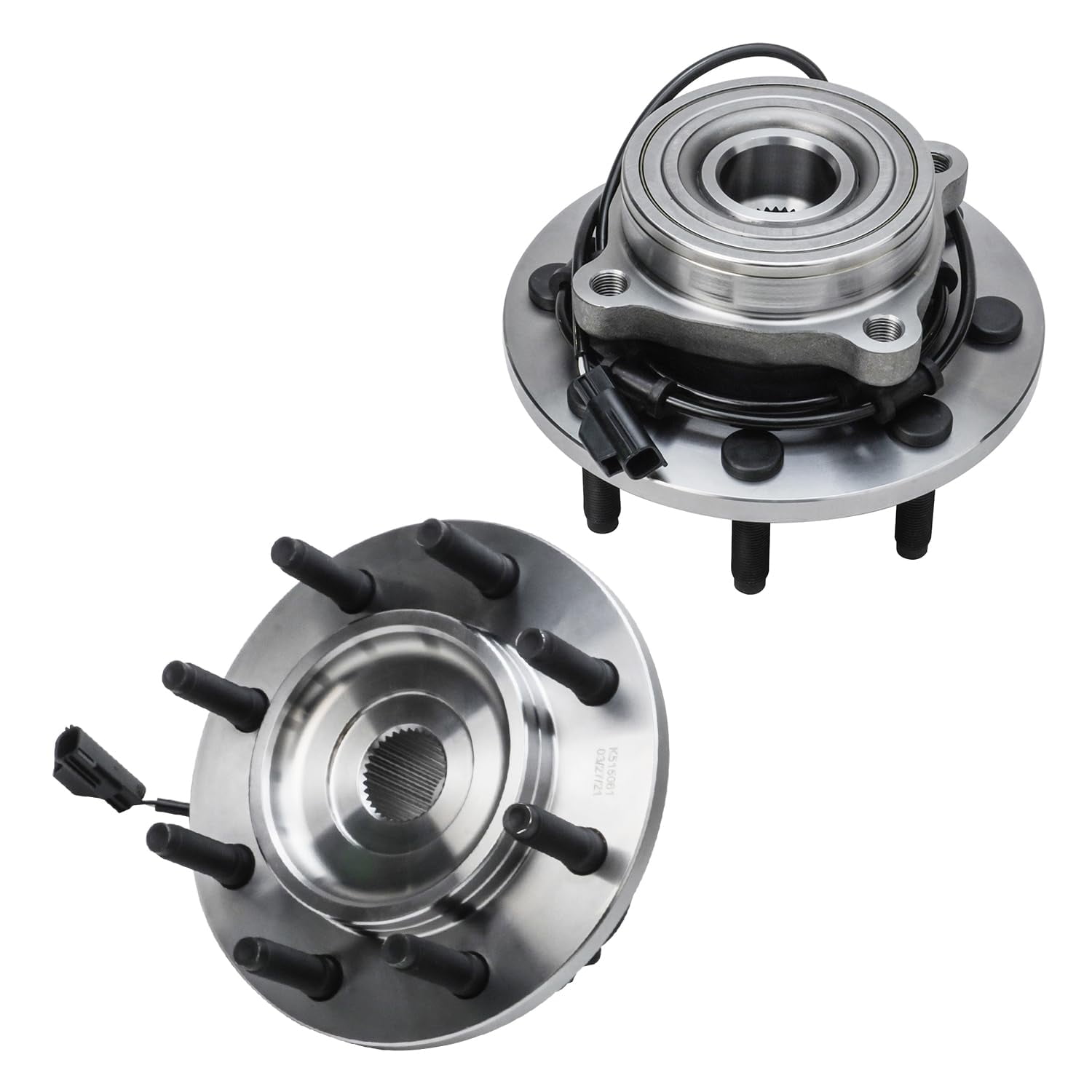 Detroit Axle - 4WD Front Wheel Bearing Hubs for 2003-2005 Dodge Ram ...