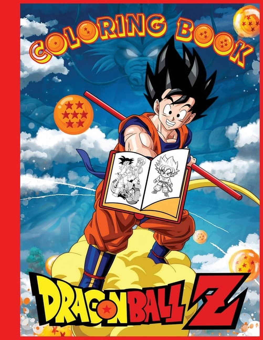 Dragon Ball Coloring Adventures: Most Powerful Characters Coloring Book ...