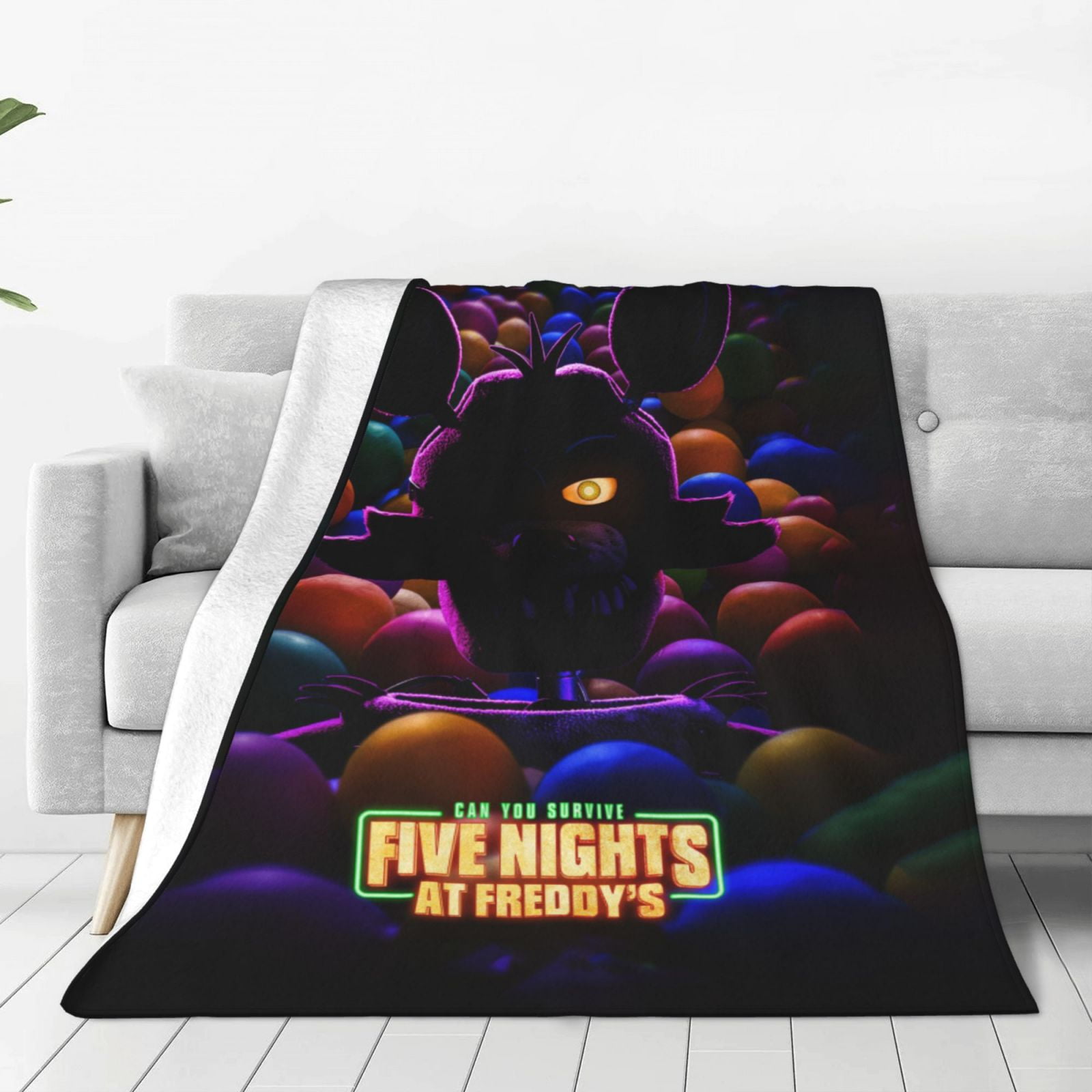 Five Night At Freddy'S Blanket Anime Flannel Throw Blanket Warm Soft ...