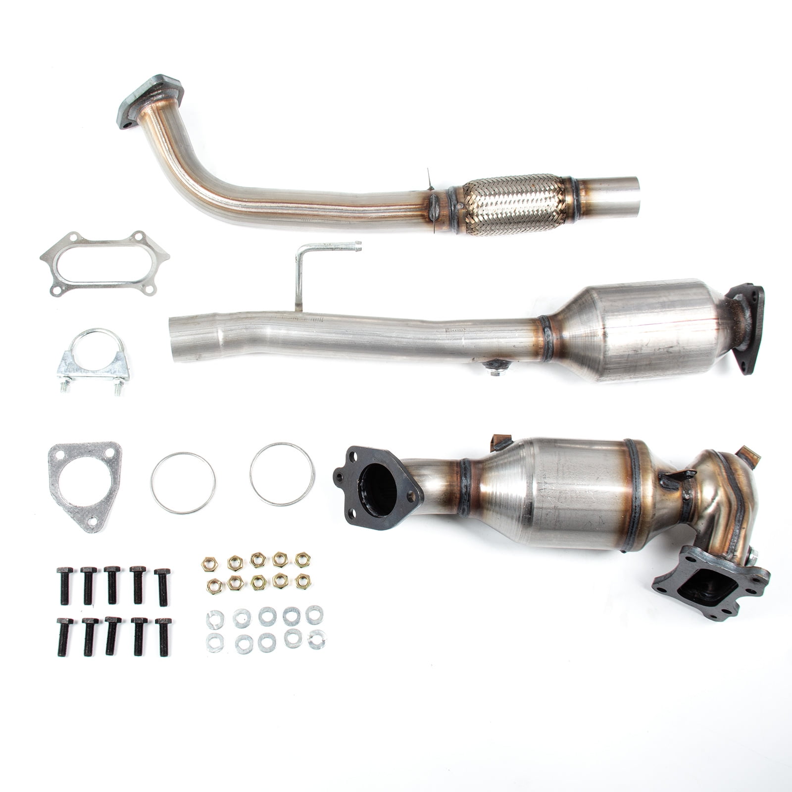 Front &Rear Side Catalytic Converters Set For 2013-17 Honda Accord 2.4L ...