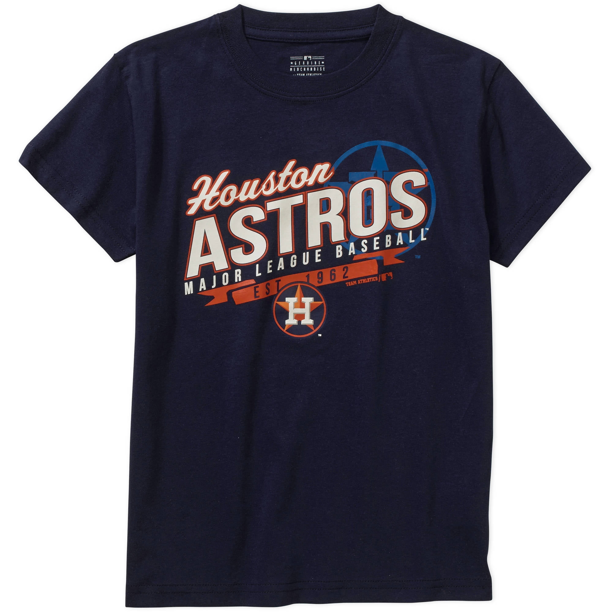 MLB Boys' Houston Astros Team Short Sleeve Tee - Walmart.com