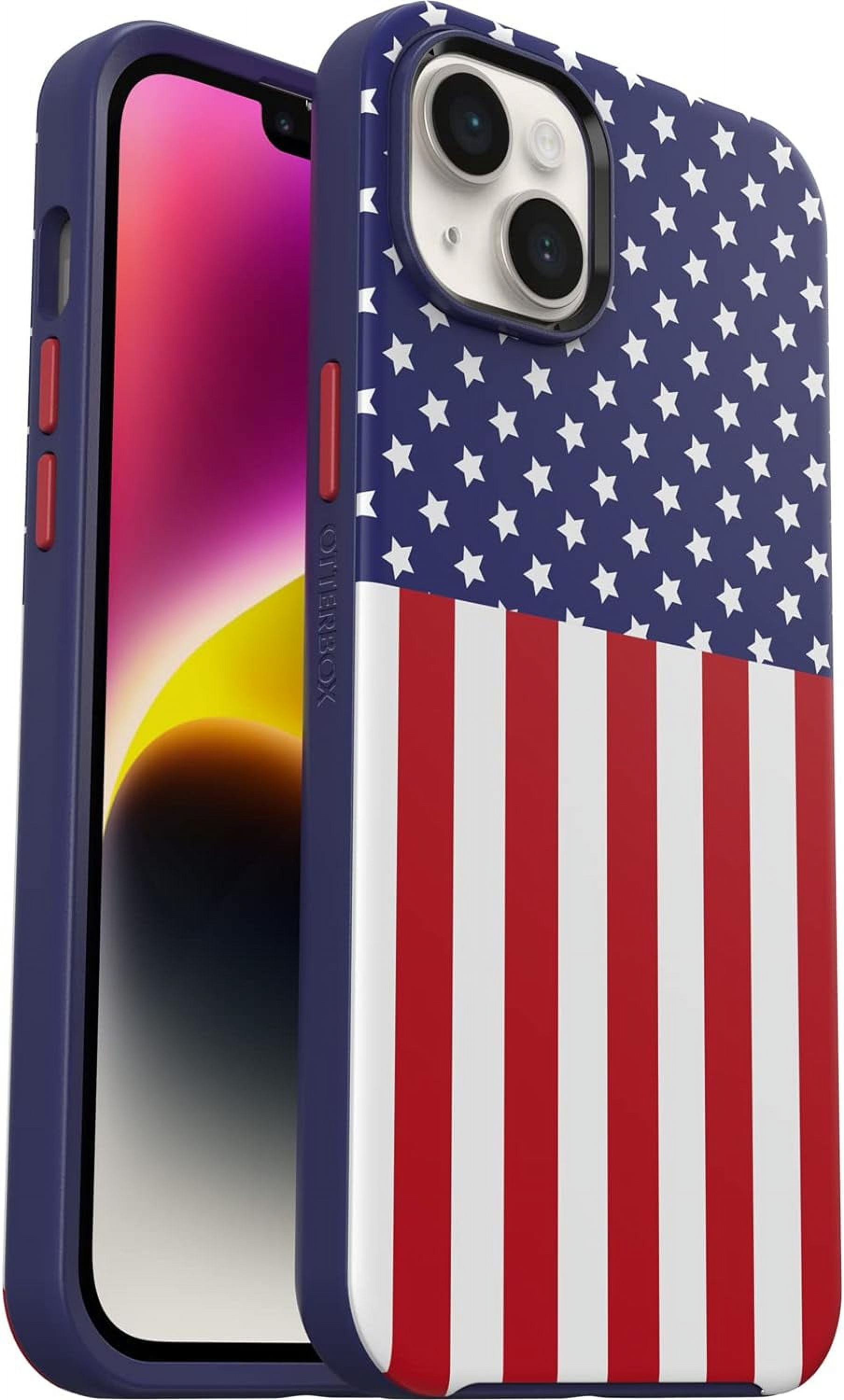 OtterBox Symmetry Series+ Case for iPhone 14 Plus, American Flag ...