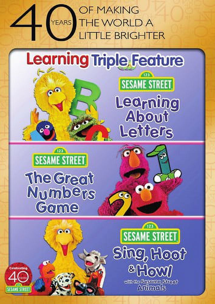 Sesame Street Learning About Letters Dvd Ebay