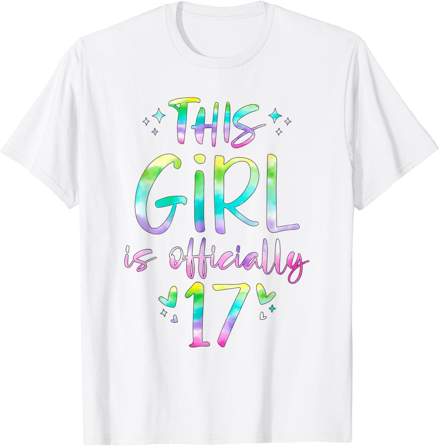 This Girl Is Officially 17 Seventeen Years Old 17th Birthday T-Shirt ...