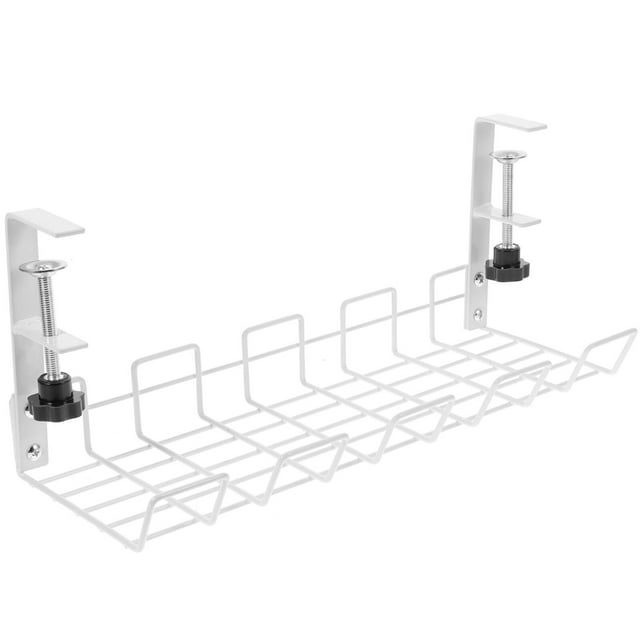 Under Desk Wire Storage Rack Under Desk Cable Organizer Wire Cable Tray ...