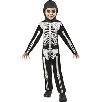 Skeleton Halloween Costume for Children, Boys Size M (8), by Way to Celebrate