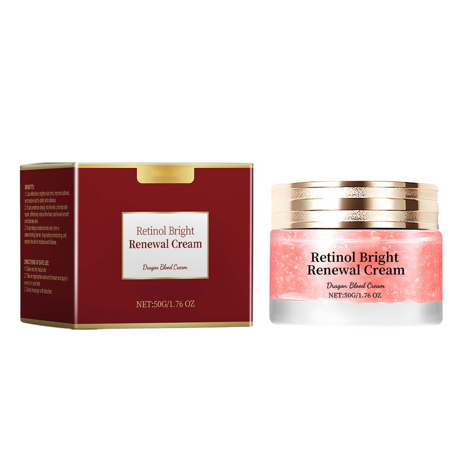 With Retinol Night Cream For Face with Vitamin C, Hyaluronic Acid Anti ...